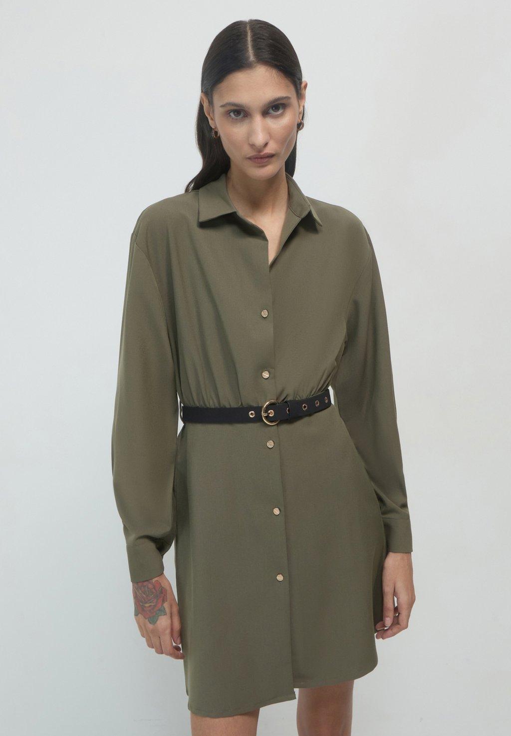 Платье-рубашка Calliope, темно-зеленый
Платье-рубашка Calliope, темно-зеленый