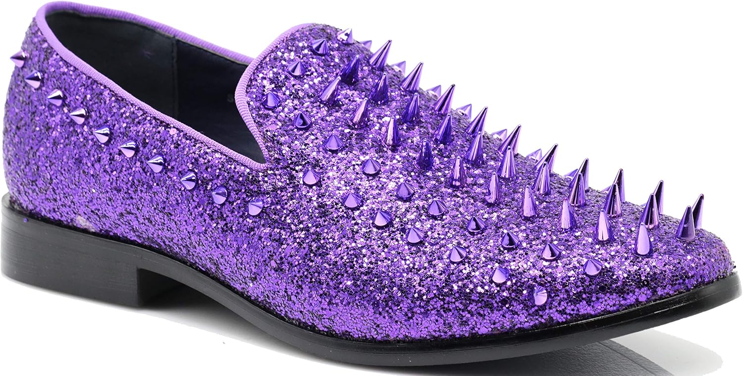 Мужские винтажные лоферы SPK09 с шипами, слипоны, модная обувь, классические вечерние туфли-токседо Enzo Romeo, фиолетовый
Мужские винтажные лоферы SPK09 с шипами, слипоны, модная обувь, классические вечерние туфли-токседо Enzo Romeo, фиолетовый