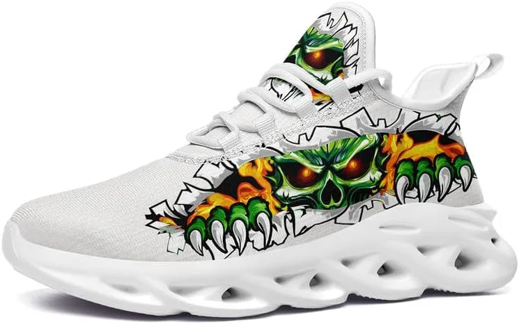 Модные кроссовки с черепом для мужчин и женщин, с дерзкой элегантностью, готические легкие кроссовки из сетки EVA для ходьбы, тенниса и спорта AWSOLE, белый
Модные кроссовки с черепом для мужчин и женщин, с дерзкой элегантностью, готические легкие кроссовки из сетки EVA для ходьбы, тенниса и спорта AWSOLE, белый