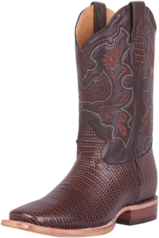 Мужские ковбойские сапоги для родео El General из натуральной кожи с плетеным узором, сигара Generic, Cigar
Мужские ковбойские сапоги для родео El General из натуральной кожи с плетеным узором, сигара Generic, Cigar