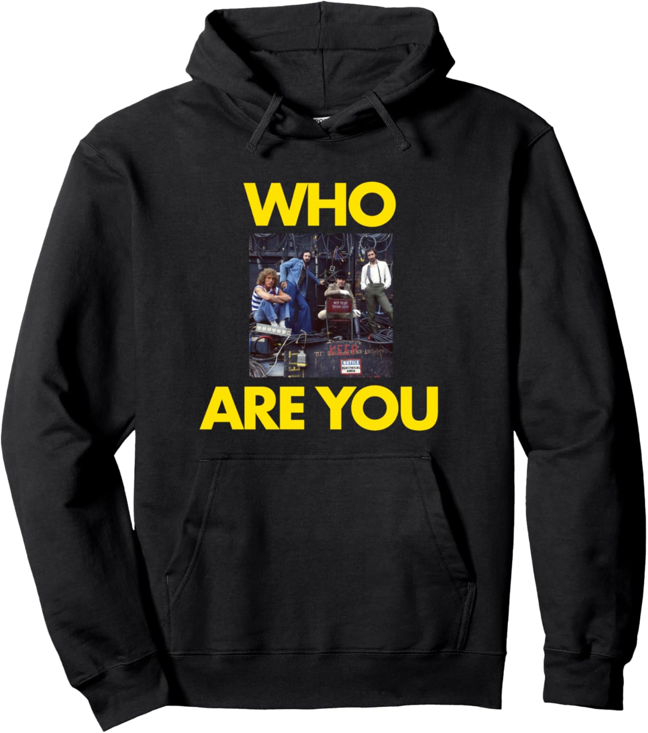 Официально лицензированная толстовка The Who Are You, черный
Официально лицензированная толстовка The Who Are You, черный