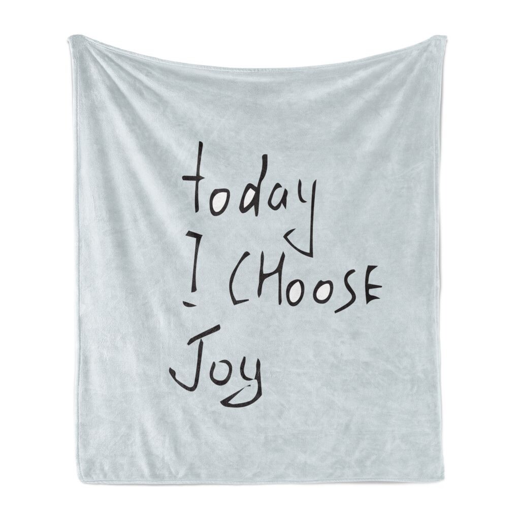 ABAKUHAUS Choose Joy Мягкое фланелевое флисовое одеяло. Выбирайте то, что полезно для вас, будьте мудры в жизни, 175 x 230 см, Голубой, антрацитово-серый
ABAKUHAUS Choose Joy Мягкое фланелевое флисовое одеяло. Выбирайте то, что полезно для вас, будьте мудры в жизни, 175 x 230 см, Голубой, антрацитово-серый