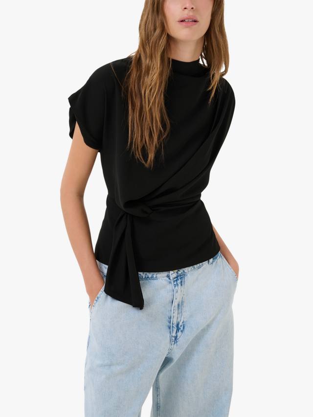 Топ с завязками песочного цвета MY ESSENTIAL WARDROBE, черный
Топ с завязками песочного цвета MY ESSENTIAL WARDROBE, черный