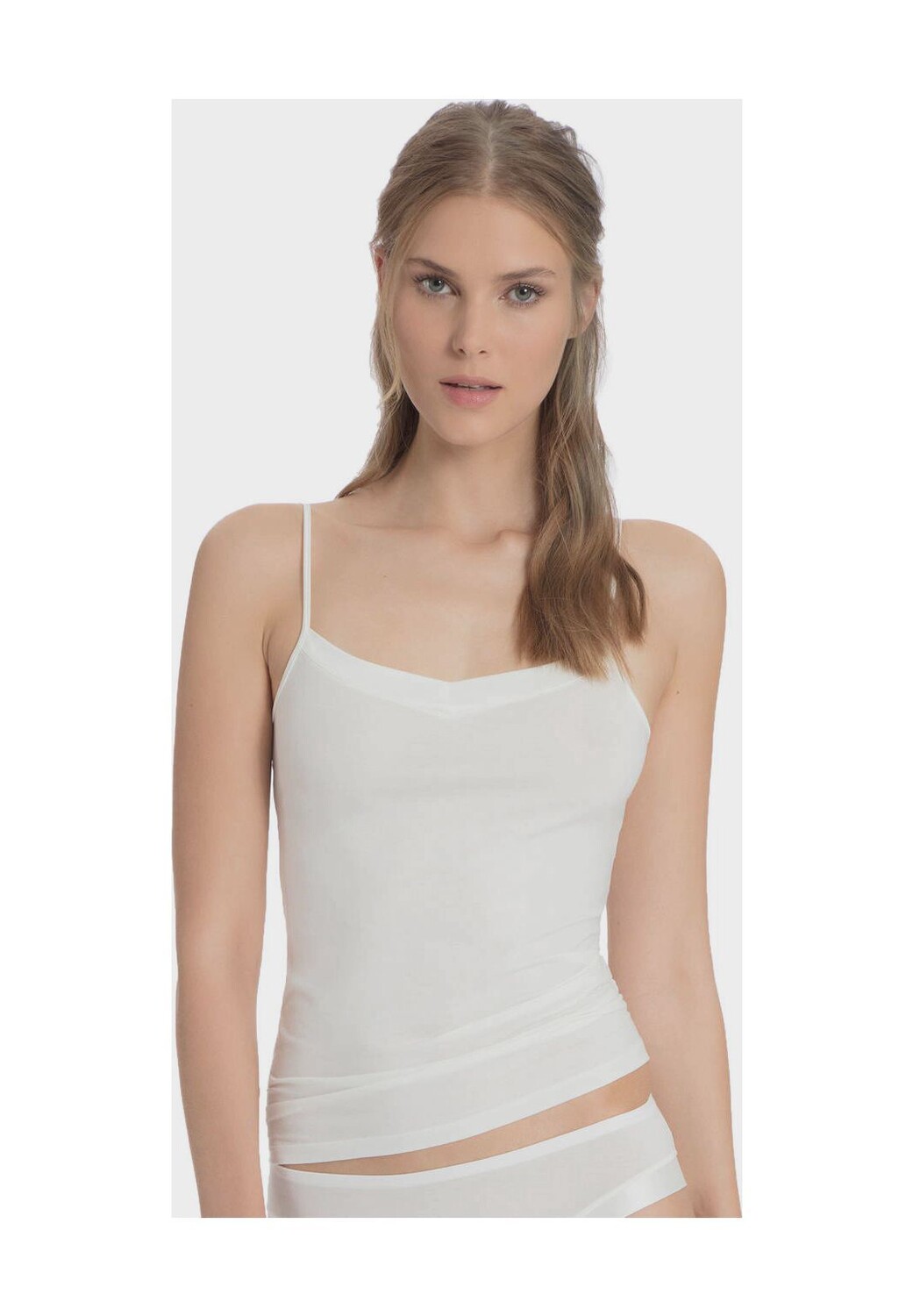 Женская майка Cate на тонких бретельках CALIDA, цвет Alabaster Creme
Женская майка Cate на тонких бретельках CALIDA, цвет Alabaster Creme