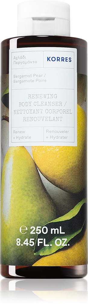 Шелковистый гель для душа с ароматом бергамота и груши Korres, 250 мл
Шелковистый гель для душа с ароматом бергамота и груши Korres, 250 мл