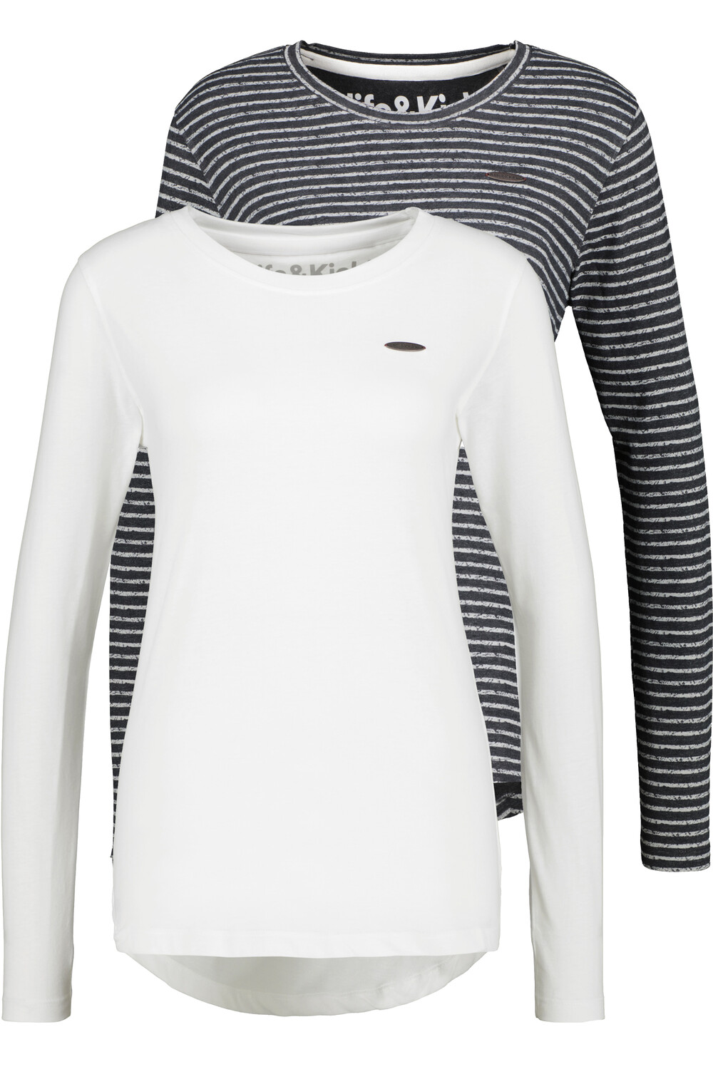 Лонгслив alife and kickin, Langarmshirt, Shirt LeaAK, цвет moonless
Лонгслив alife and kickin, Langarmshirt, Shirt LeaAK, цвет moonless