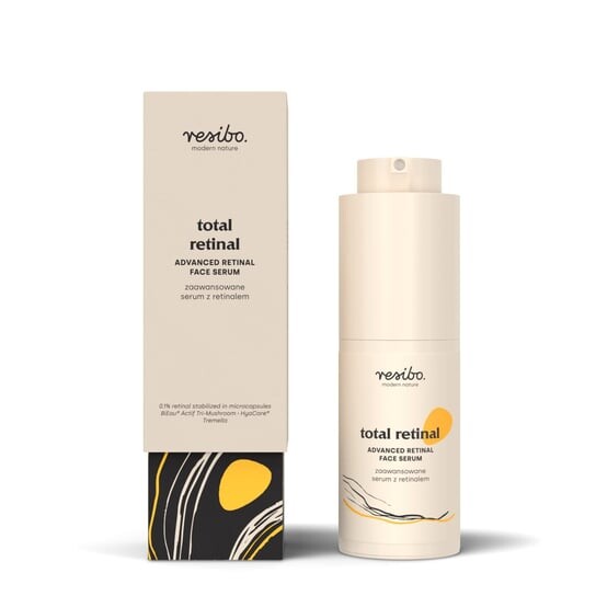 Улучшенная сыворотка с ретиналем 0,1%, 30 мл Resibo, Total Retinal
Улучшенная сыворотка с ретиналем 0,1%, 30 мл Resibo, Total Retinal