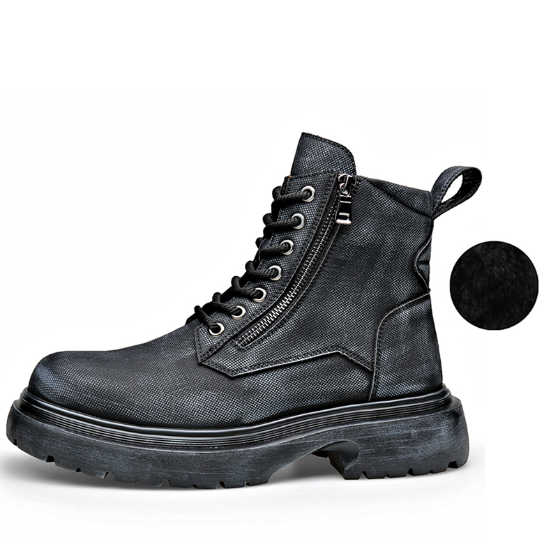 SHUPATE Короткие мартинсы мужские черно-серые с черно-серой флисовой подкладкой, цвет Black Gray Fleece-Lined
SHUPATE Короткие мартинсы мужские черно-серые с черно-серой флисовой подкладкой, цвет Black Gray Fleece-Lined