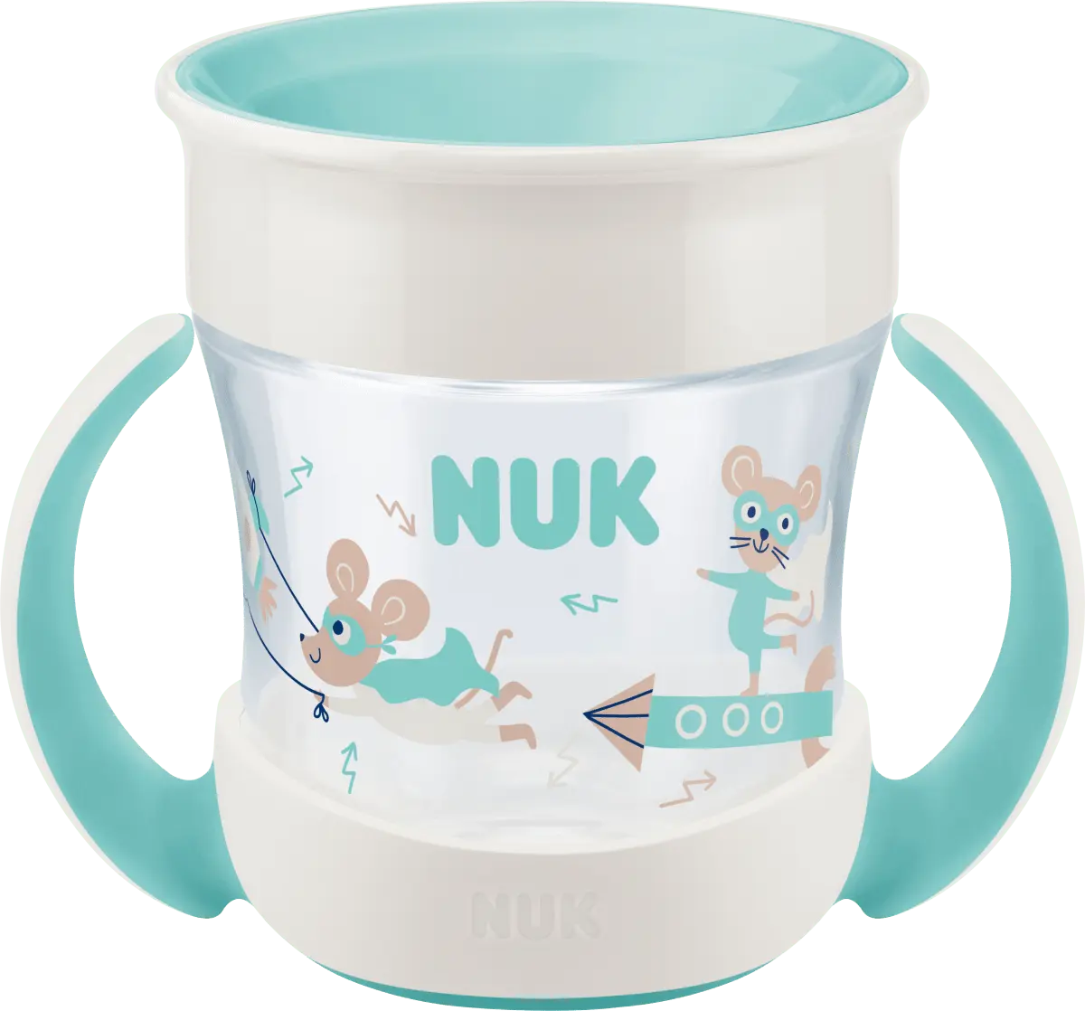 Чашка для питья Evolution Mini Magic Cup бирюзовый 160 мл 1 шт. NUK 
Чашка для питья Evolution Mini Magic Cup бирюзовый 160 мл 1 шт. NUK