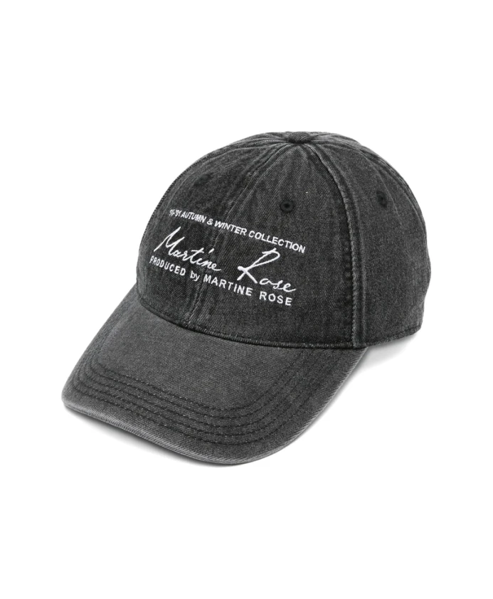 Черная джинсовая кепка с вышитым логотипом. Martine Rose, черный
Черная джинсовая кепка с вышитым логотипом. Martine Rose, черный