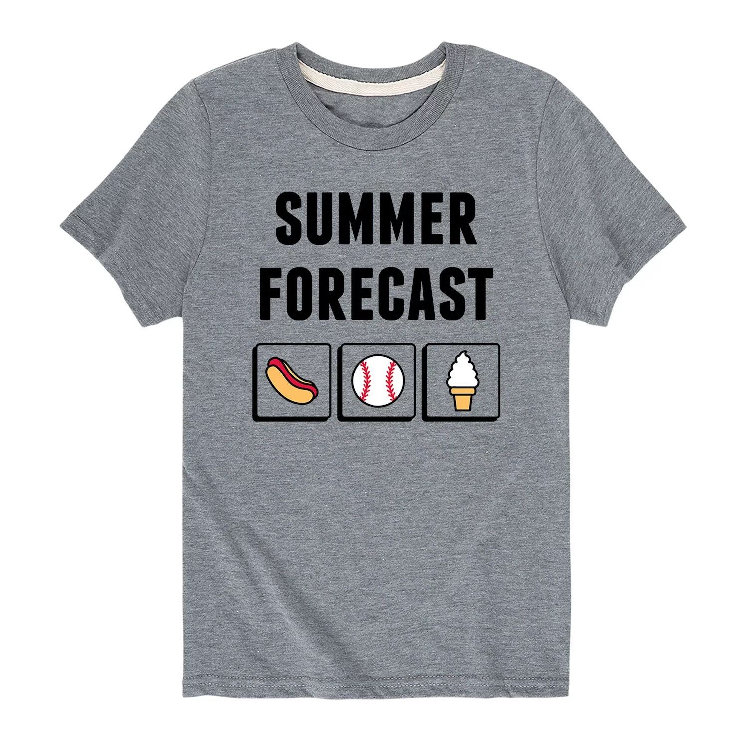 Футболка с рисунком бейсбольного прогноза на лето для мальчиков 8–20 лет Licensed Character, серый
Футболка с рисунком бейсбольного прогноза на лето для мальчиков 8–20 лет Licensed Character, серый