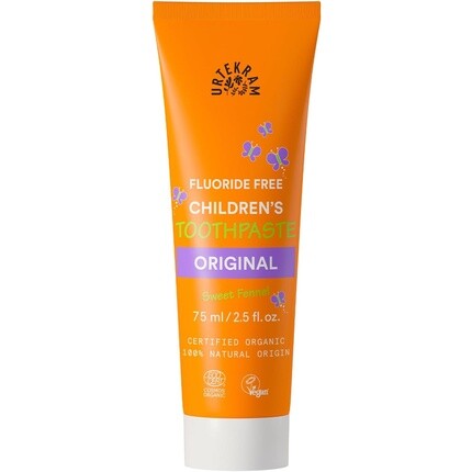 Детская зубная паста солодка 75 мл — без фтора — 100% натуральные ингредиенты, Urtekram
Детская зубная паста солодка 75 мл — без фтора — 100% натуральные ингредиенты, Urtekram