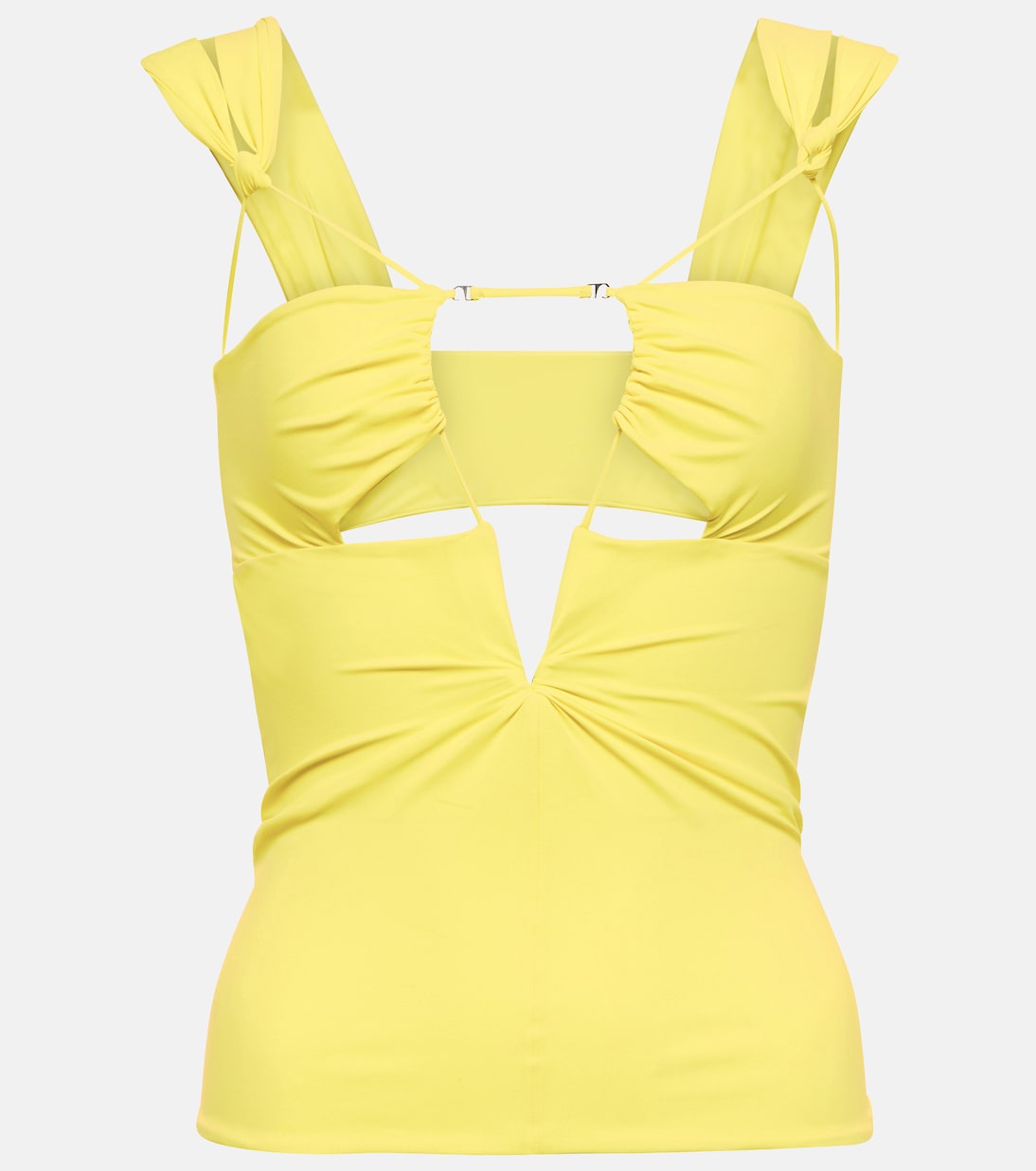 Трикотажный топ с вырезом Nensi Dojaka, желтый
Трикотажный топ с вырезом Nensi Dojaka, желтый