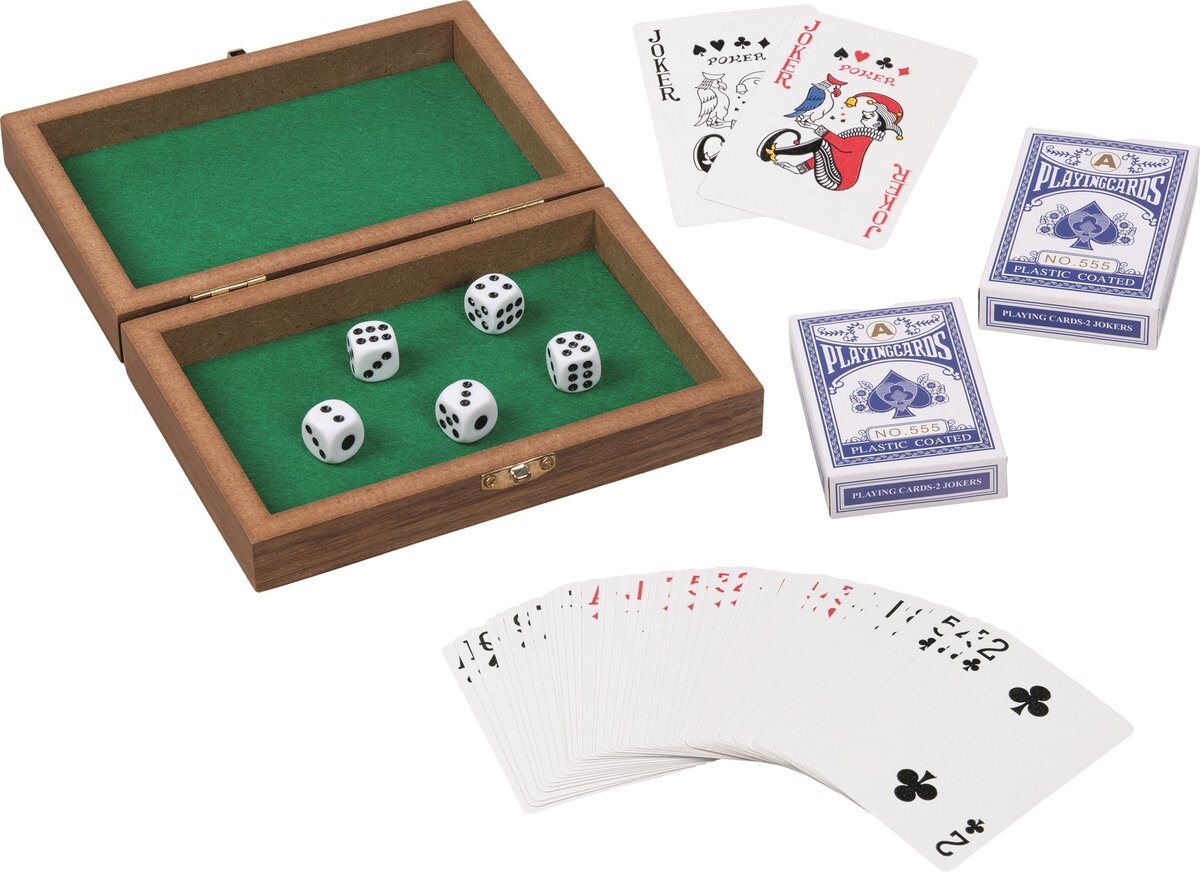 Игровая коробка с карточками и кубиками Goki
Игровая коробка с карточками и кубиками Goki