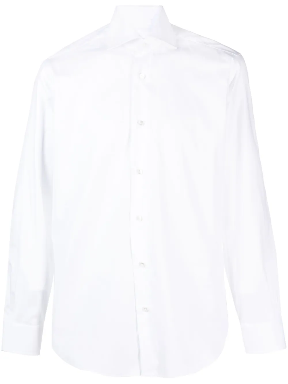 Рубашка с отложным воротником Barba, белый 
Рубашка с отложным воротником Barba, белый