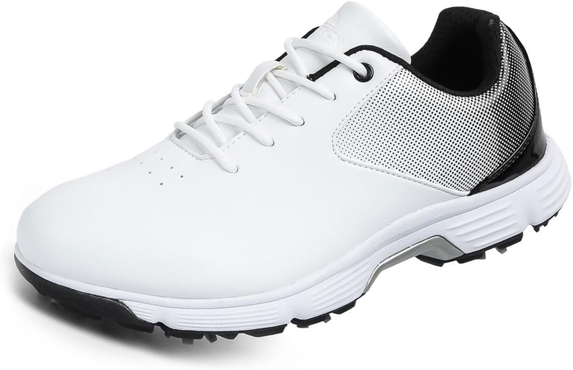 Мужские гольф-кроссовки с шипами, комфортные, профессиональные, для игры в гольф на открытом воздухе и ходьбы, спортивные фитнес-кроссовки для мужчин Omcam, белый
Мужские гольф-кроссовки с шипами, комфортные, профессиональные, для игры в гольф на открытом воздухе и ходьбы, спортивные фитнес-кроссовки для мужчин Omcam, белый