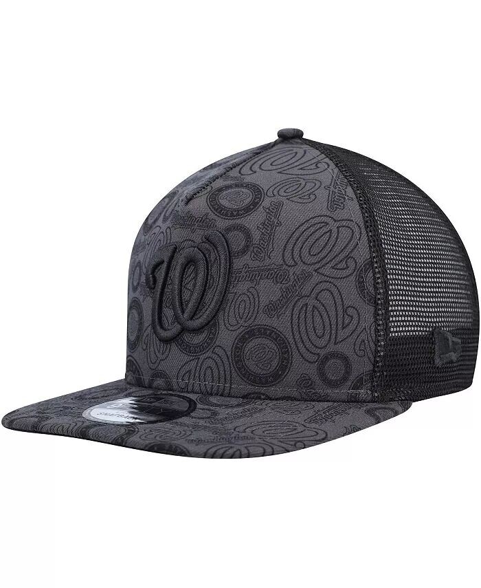 Мужская черная бейсболка Washington Nationals с повторяющейся А-образной рамкой 9FIFTY Trucker Snapback New Era
Мужская черная бейсболка Washington Nationals с повторяющейся А-образной рамкой 9FIFTY Trucker Snapback New Era