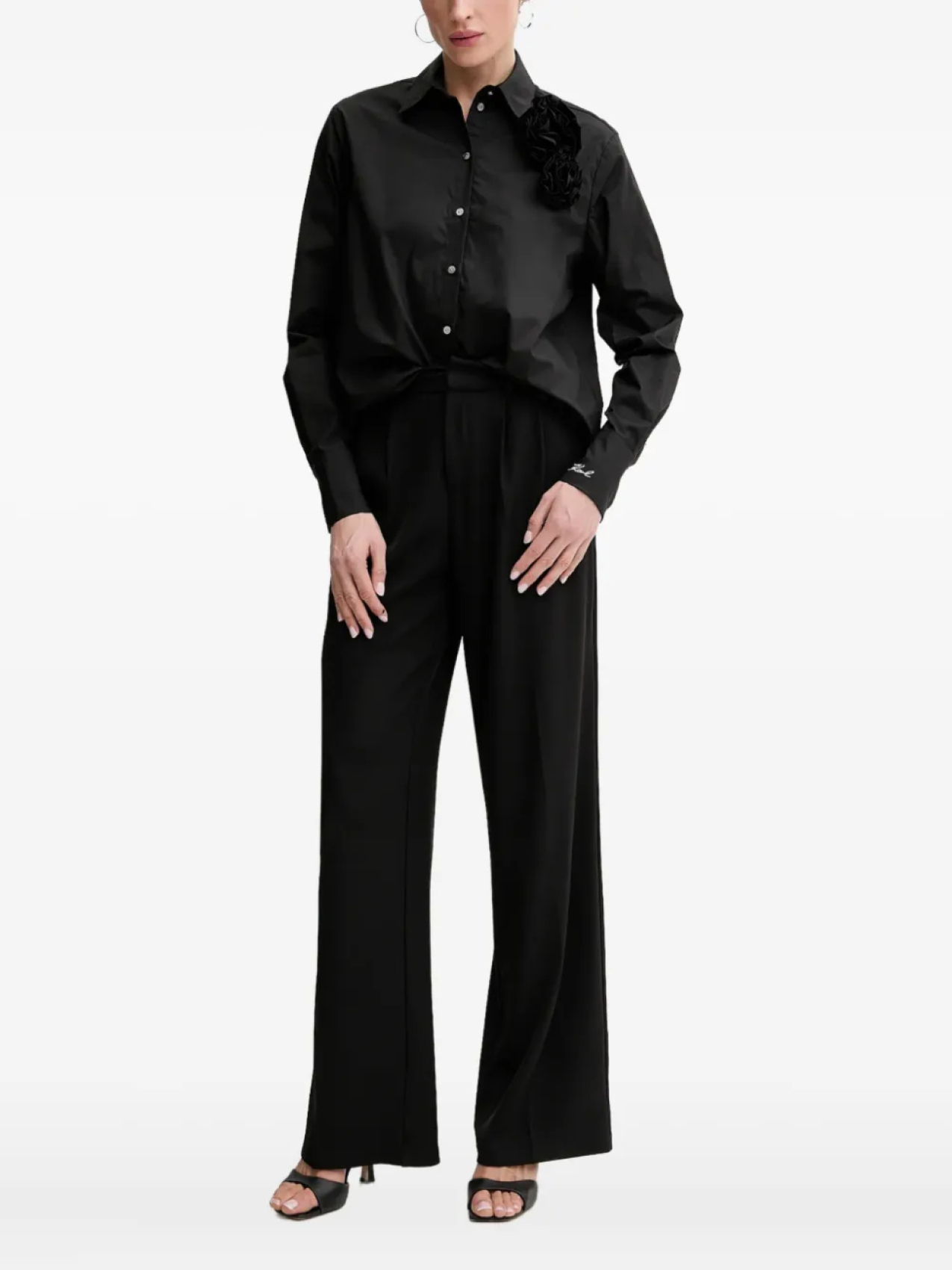 Рубашка с розами от Карла Лагерфельда Karl Lagerfeld, черный
Рубашка с розами от Карла Лагерфельда Karl Lagerfeld, черный