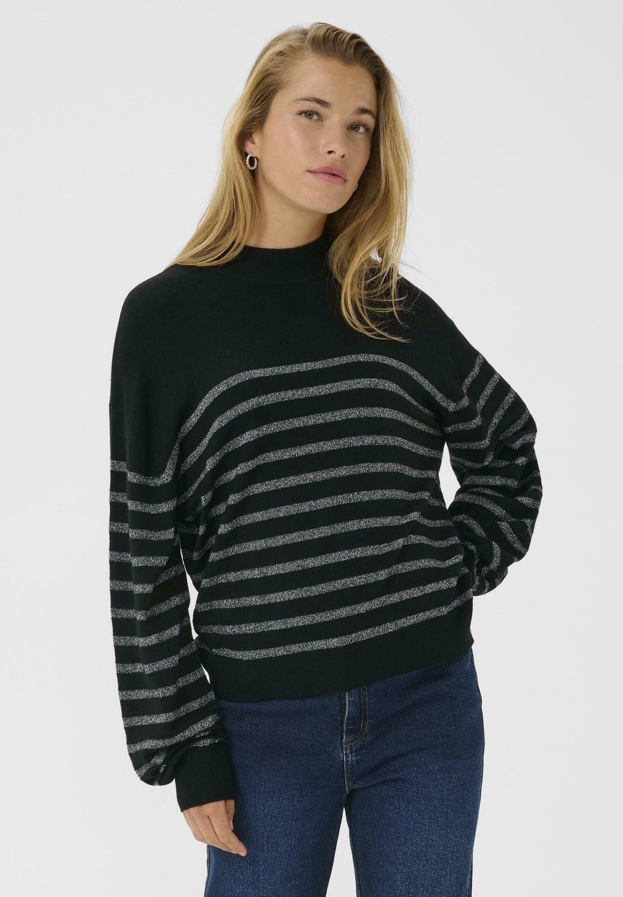 Джемпер Kaffe LIZZ TURTLENECK, Black/Silver Stripe/Black
Джемпер Kaffe LIZZ TURTLENECK, Black/Silver Stripe/Black