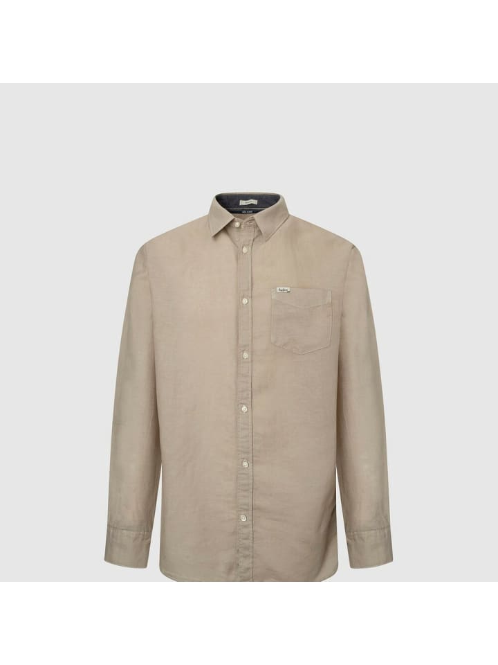 Рубашка Pepe Jeans, бежевый 
Рубашка Pepe Jeans, бежевый