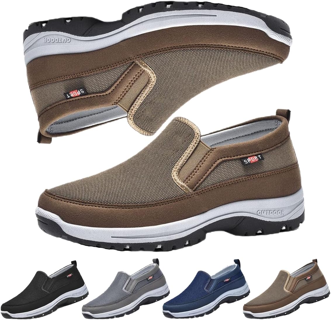 Мужские ортопедические слипоны с поддержкой свода стопы, текстильные лоферы, повседневные нескользящие ортопедические кроссовки, прогулочные лодочные туфли Generic, коричневый
Мужские ортопедические слипоны с поддержкой свода стопы, текстильные лоферы, повседневные нескользящие ортопедические кроссовки, прогулочные лодочные туфли Generic, коричневый