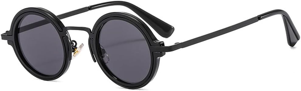 Модные маленькие круглые мужские солнцезащитные очки в стиле панк, ретро, прозрачные градиентные линзы, защита от УФ-излучения UV400, женские солнцезащитные очки в тренде TKKTLLT, Black Grey
Модные маленькие круглые мужские солнцезащитные очки в стиле панк, ретро, прозрачные градиентные линзы, защита от УФ-излучения UV400, женские солнцезащитные очки в тренде TKKTLLT, Black Grey