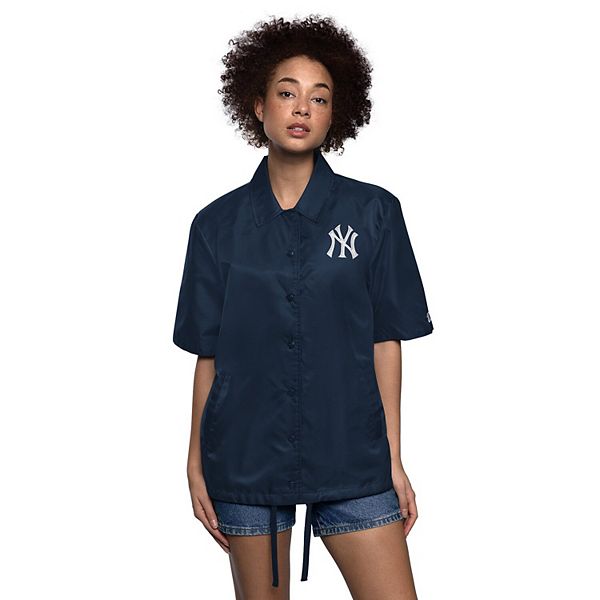 Женская тренерская куртка New York Yankees с застежкой на пуговицы Starter
Женская тренерская куртка New York Yankees с застежкой на пуговицы Starter