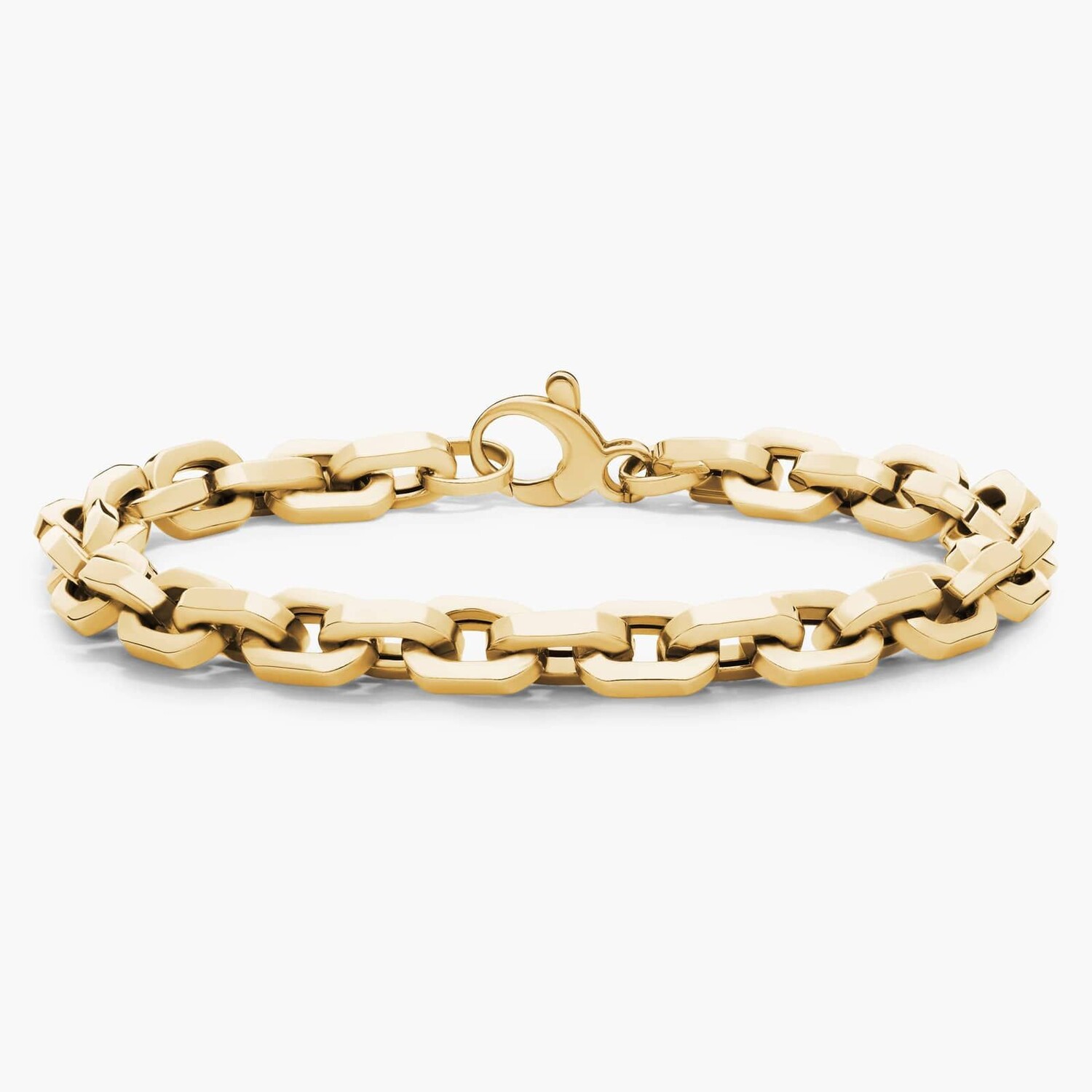 Мужской 8-дюймовый маленький граненый золотой браслет из 14-каратного желтого золота (6,5 мм) Blue Nile
Мужской 8-дюймовый маленький граненый золотой браслет из 14-каратного желтого золота (6,5 мм) Blue Nile