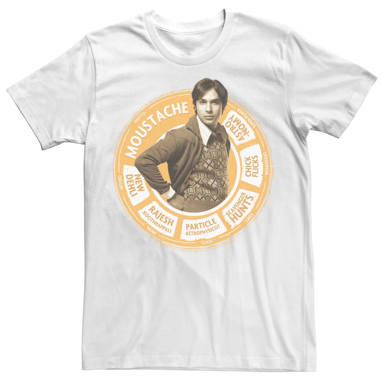 Мужская футболка «Теория большого взрыва» Rajesh Статистика Licensed Character, Белый, Мужская футболка «Теория большого взрыва» Rajesh Статистика Licensed Character
Мужская футболка «Теория большого взрыва» Rajesh Статистика Licensed Character, Белый, Мужская футболка «Теория большого взрыва» Rajesh Статистика Licensed Character