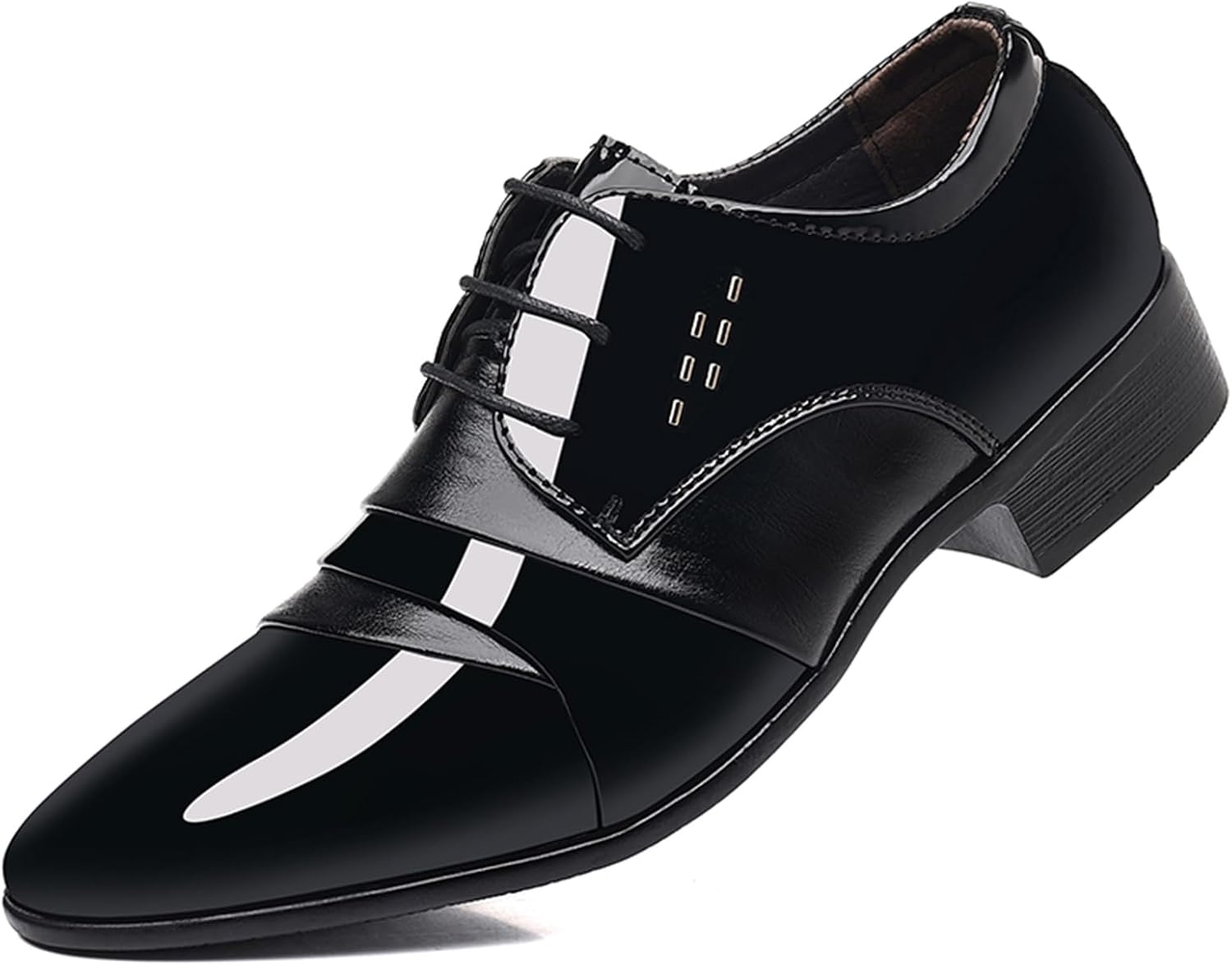 Мужские элегантные лаковые туфли дерби для официального делового стиля, высокой глянцевой отделкой, для смокинга, свадьбы и выпускного Rojieso, черный
Мужские элегантные лаковые туфли дерби для официального делового стиля, высокой глянцевой отделкой, для смокинга, свадьбы и выпускного Rojieso, черный