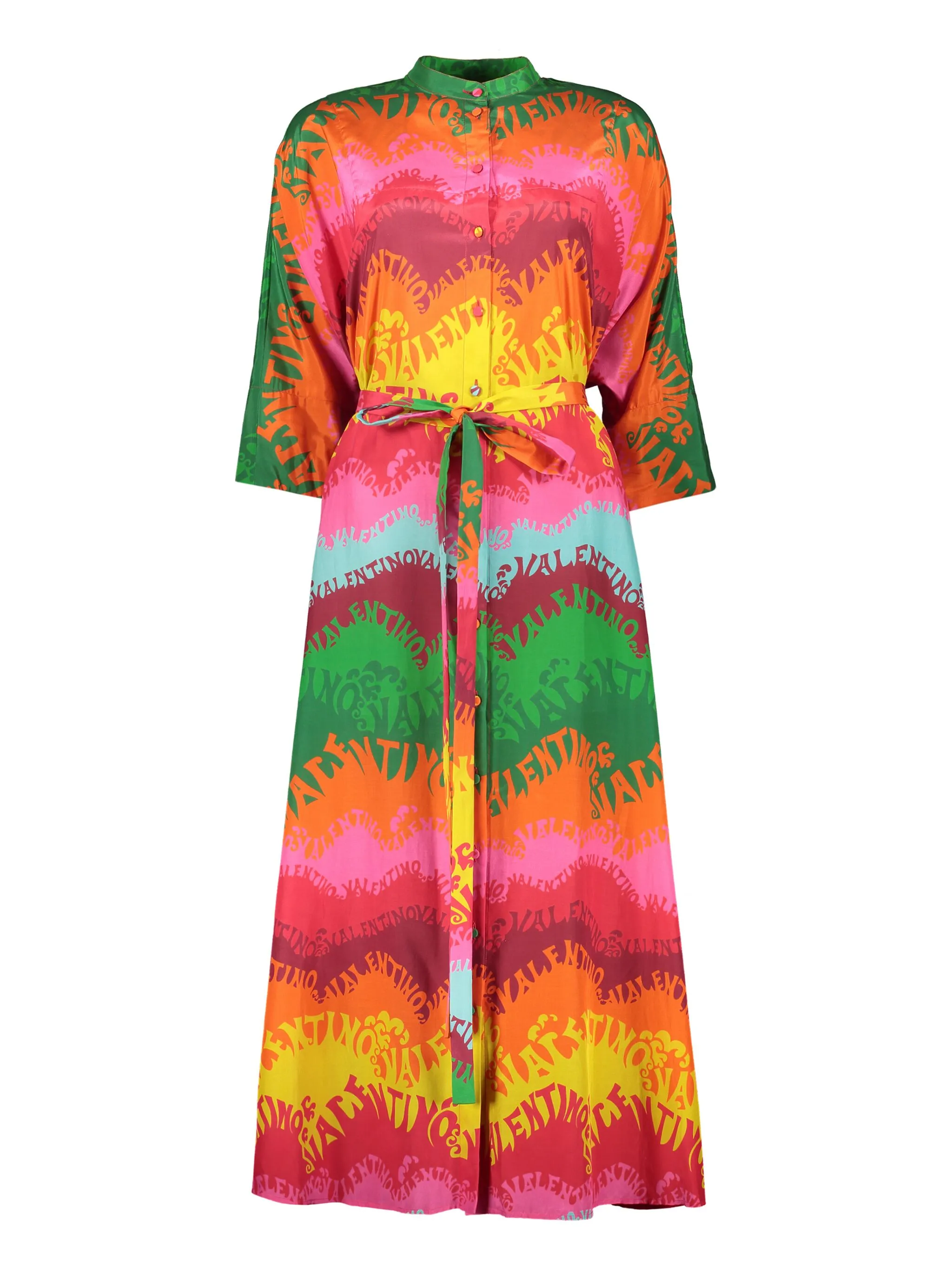 Платье с принтом и поясом Valentino Garavani, оранжевый
Платье с принтом и поясом Valentino Garavani, оранжевый
