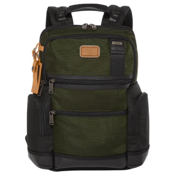 TUMI Нейлоновый рюкзак с кожаной спинкой мужской оливковый
TUMI Нейлоновый рюкзак с кожаной спинкой мужской оливковый