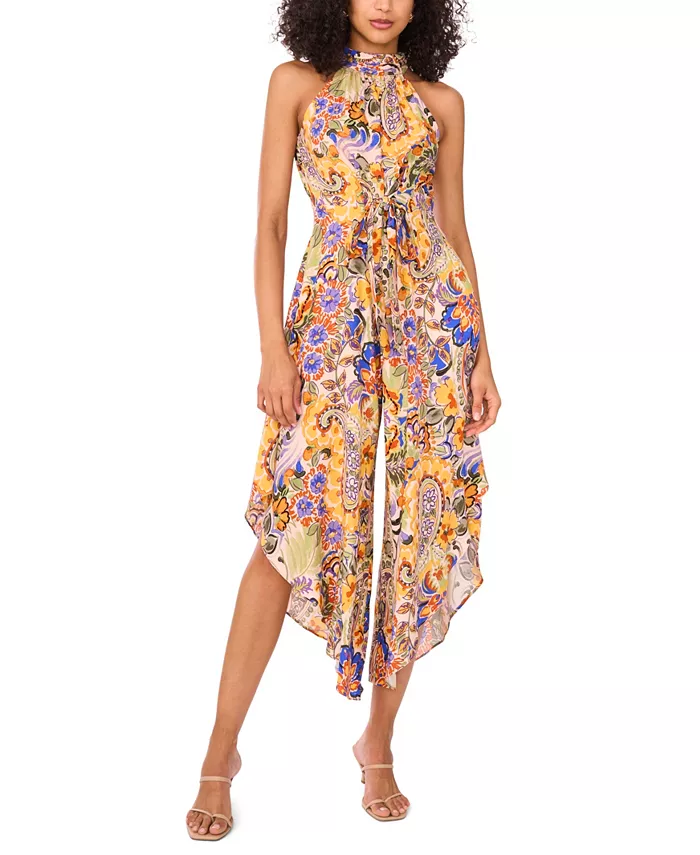 Женский комбинезон с принтом на бретелях и асимметричным подолом MSK, мультиколор
Женский комбинезон с принтом на бретелях и асимметричным подолом MSK, мультиколор