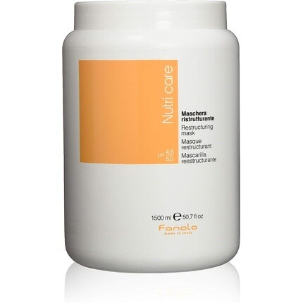 Реструктурирующая маска питательное и распутывающее действие для сухих и вьющихся волос 1500мл, Fanola 
Реструктурирующая маска питательное и распутывающее действие для сухих и вьющихся волос 1500мл, Fanola