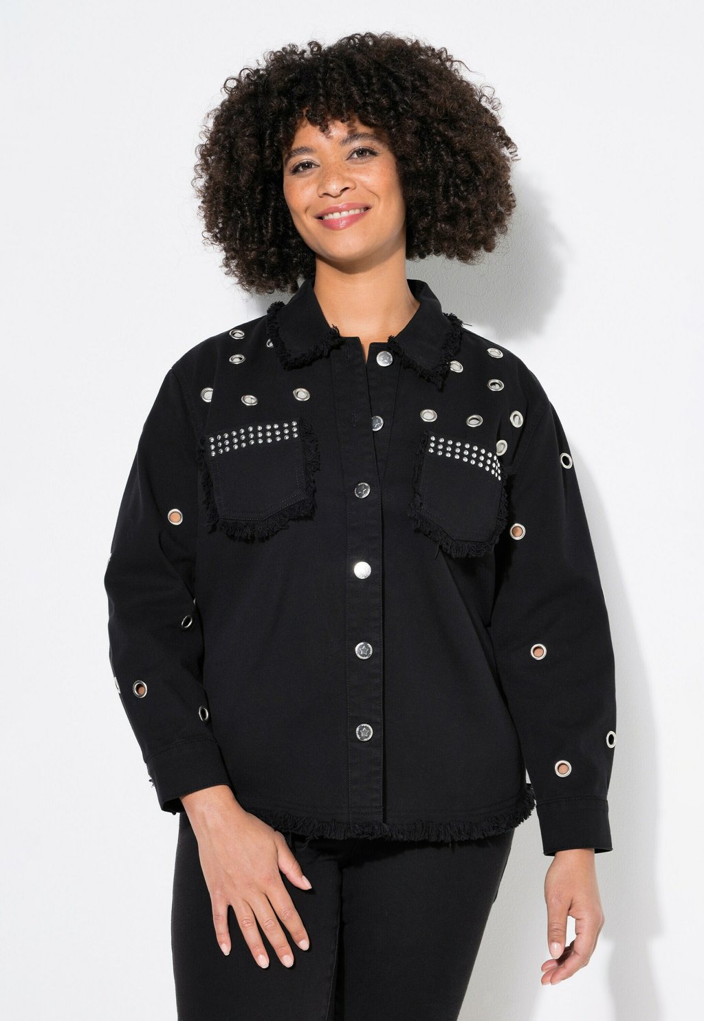 Джинсовая куртка ÖSEN FRANSENSAUM LANGARM Angel of Style, антрацит, Черный, Джинсовая куртка ÖSEN FRANSENSAUM LANGARM Angel of Style, антрацит 
Джинсовая куртка ÖSEN FRANSENSAUM LANGARM Angel of Style, антрацит, Черный, Джинсовая куртка ÖSEN FRANSENSAUM LANGARM Angel of Style, антрацит