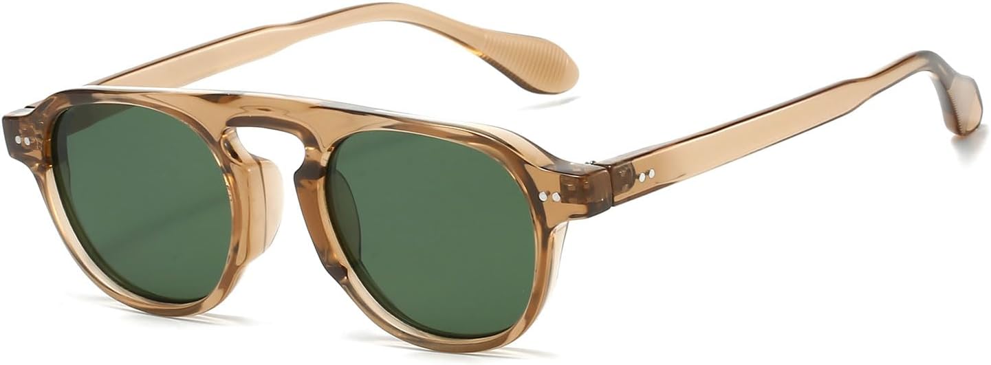 Солнцезащитные очки YAMEIZE Retro Small Round для женщин и мужчин — классический стиль, винтажные круглые очки с защитой от УФ-излучения UV400 для использования на открытом воздухе, Light Brown Green
Солнцезащитные очки YAMEIZE Retro Small Round для женщин и мужчин — классический стиль, винтажные круглые очки с защитой от УФ-излучения UV400 для использования на открытом воздухе, Light Brown Green