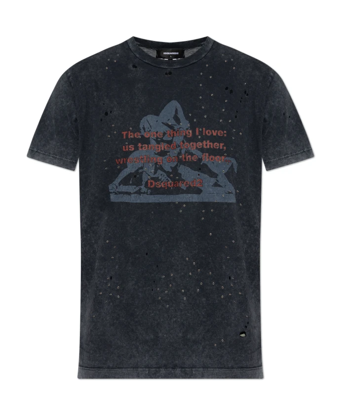 Футболка с принтом Dsquared2, серый
Футболка с принтом Dsquared2, серый