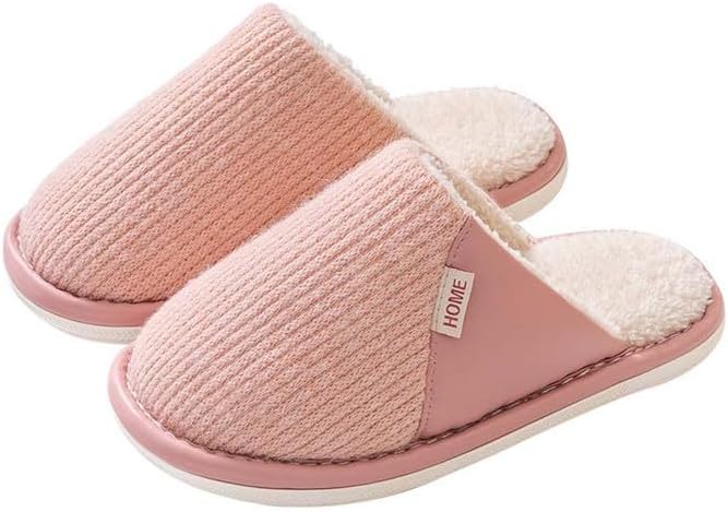 JadeRich Женские и мужские кожаные вязаные шерстяные домашние тапочки, мягкие, теплые, для дома, семейные домашние тапочки, розовый
JadeRich Женские и мужские кожаные вязаные шерстяные домашние тапочки, мягкие, теплые, для дома, семейные домашние тапочки, розовый