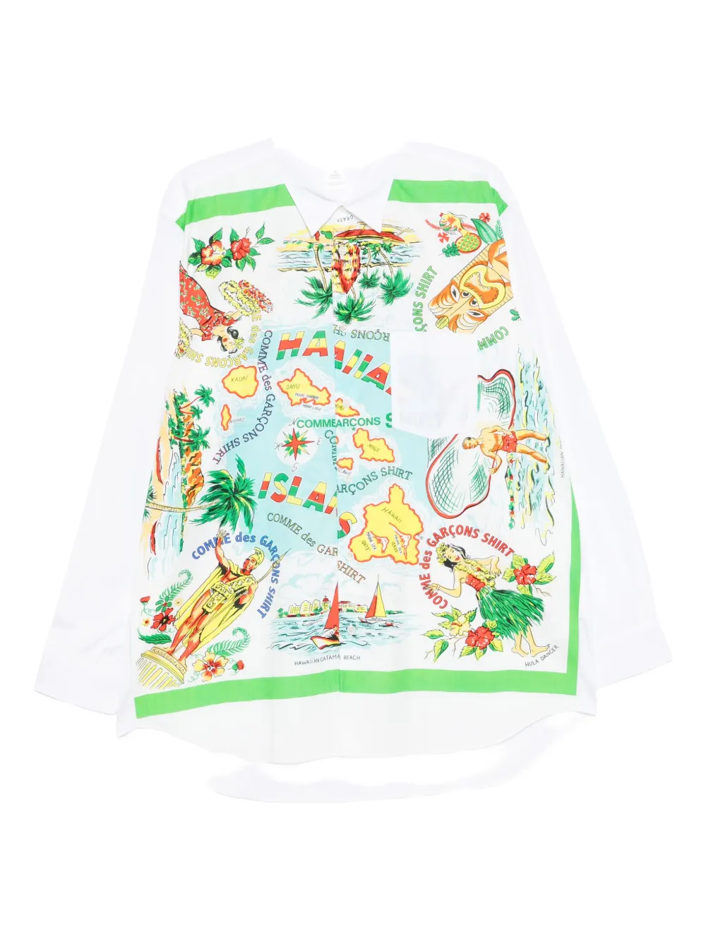 Рубашка с графичным принтом Comme Des Garçons Shirt, белый
Рубашка с графичным принтом Comme Des Garçons Shirt, белый