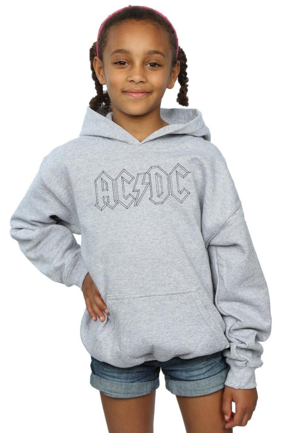 Черный худи с логотипом AC/DC, серый
Черный худи с логотипом AC/DC, серый