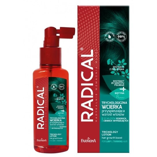 Трихологический лосьон, ускоряющий рост волос, 100 мл Farmona, Radical
Трихологический лосьон, ускоряющий рост волос, 100 мл Farmona, Radical