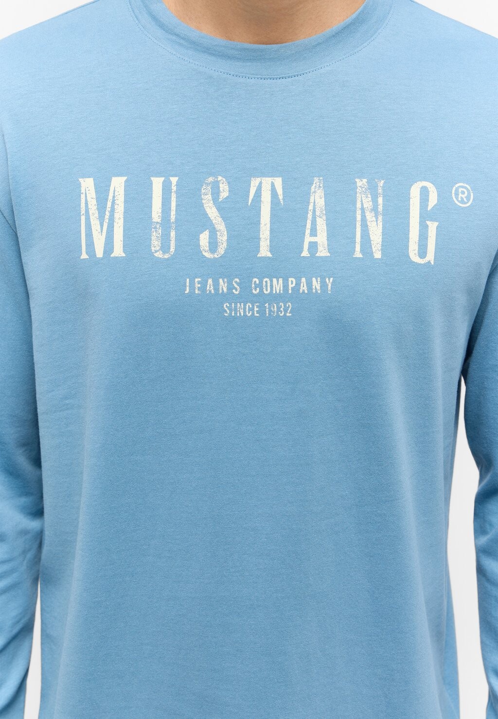 Топ с длинными рукавами Mustang, светло-голубой
Топ с длинными рукавами Mustang, светло-голубой