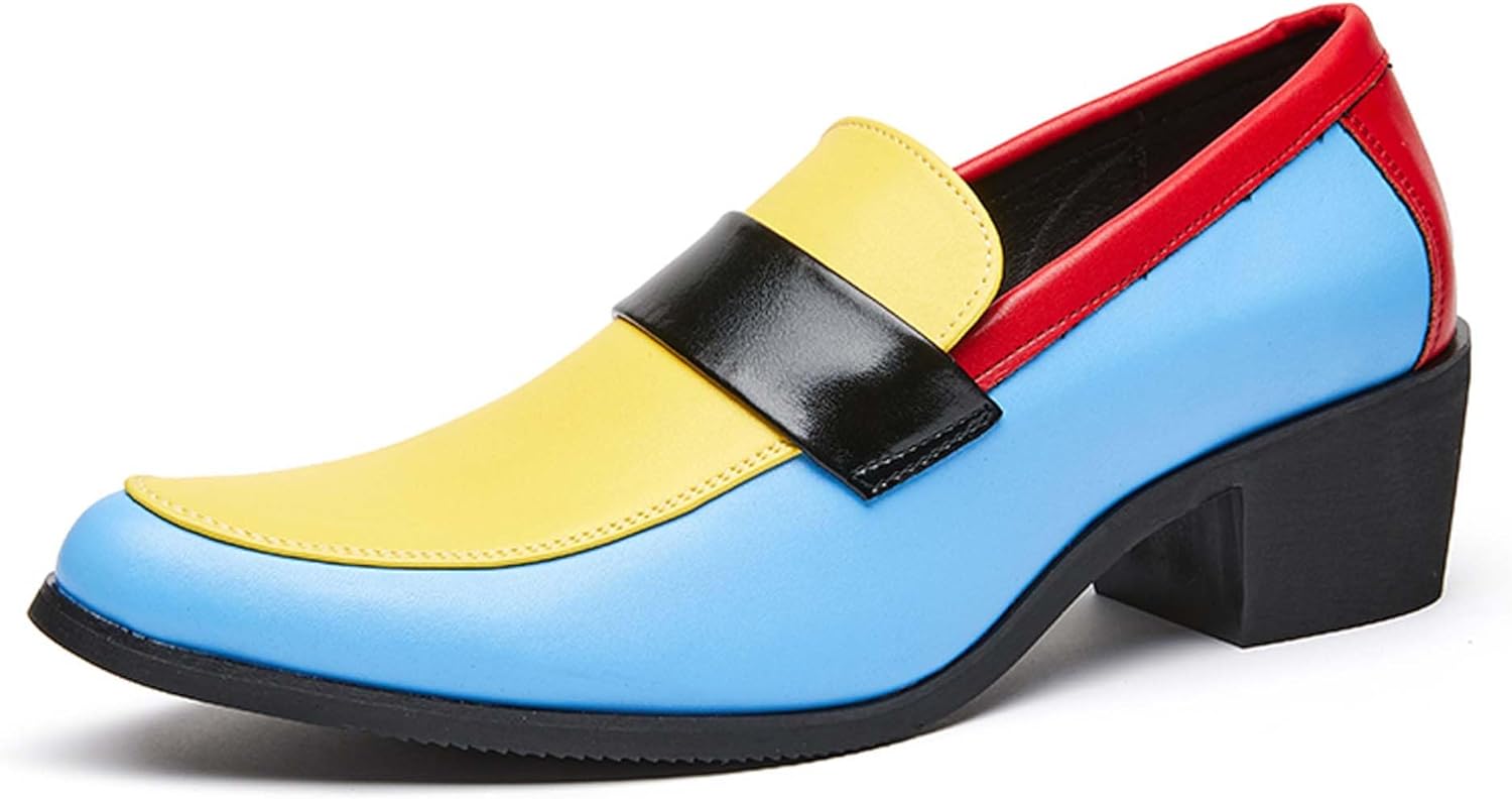 Мужские лоферы с массивным каблуком, модная колор-блокировка, деловые повседневные формальные туфли, противоскользящие, с эффектом увеличения роста, для офисной униформы, танцев, вечеринок Generic, синий
Мужские лоферы с массивным каблуком, модная колор-блокировка, деловые повседневные формальные туфли, противоскользящие, с эффектом увеличения роста, для офисной униформы, танцев, вечеринок Generic, синий