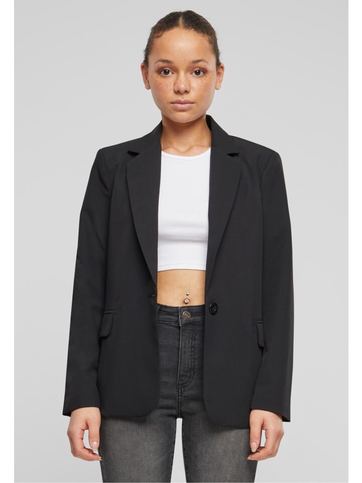 Переходная куртка Urban Classics, черный 
Переходная куртка Urban Classics, черный