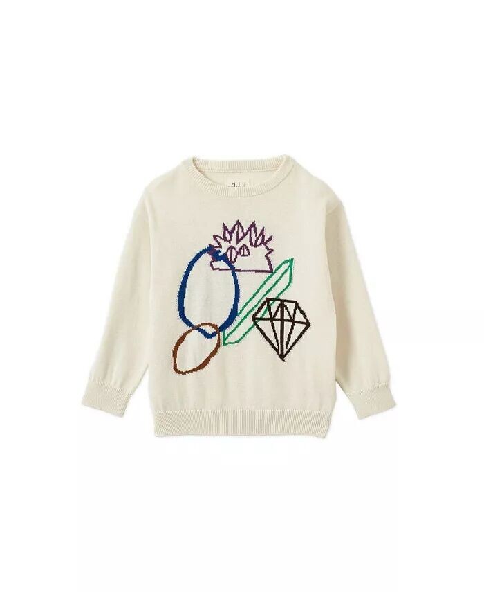 Пуловер вязки интарсия из органического хлопка для малышей Vild House Of Little, мультиколор
Пуловер вязки интарсия из органического хлопка для малышей Vild House Of Little, мультиколор