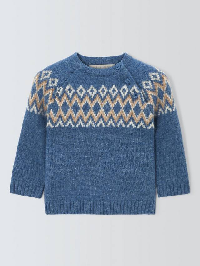 Детский свитер с узором фэр-айл John Lewis Heirloom Collection, Light Blue
Детский свитер с узором фэр-айл John Lewis Heirloom Collection, Light Blue
