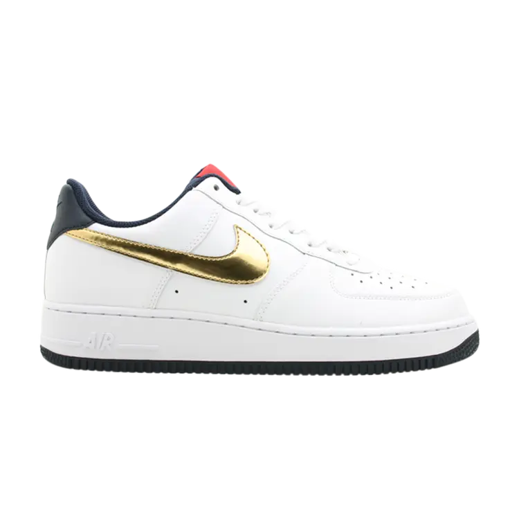 Кроссовки Nike Air Force 1 '07 'Gold Obsidian', белый
Кроссовки Nike Air Force 1 '07 'Gold Obsidian', белый