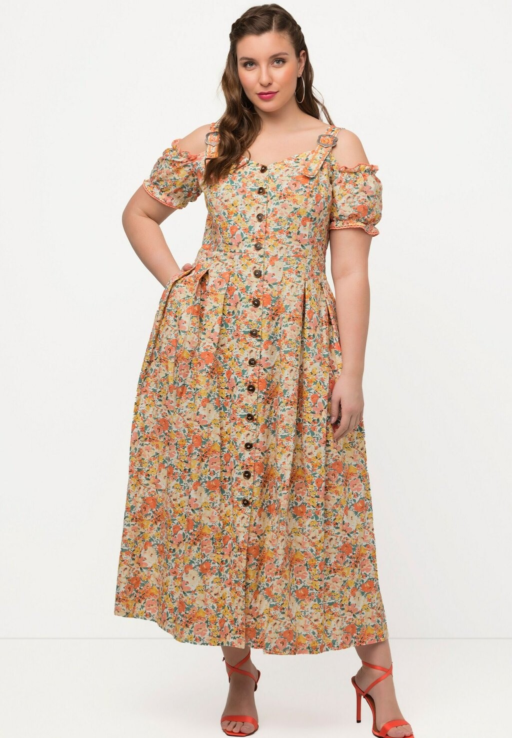 Платье макси Ulla Popken, светло-розовый
Платье макси Ulla Popken, светло-розовый