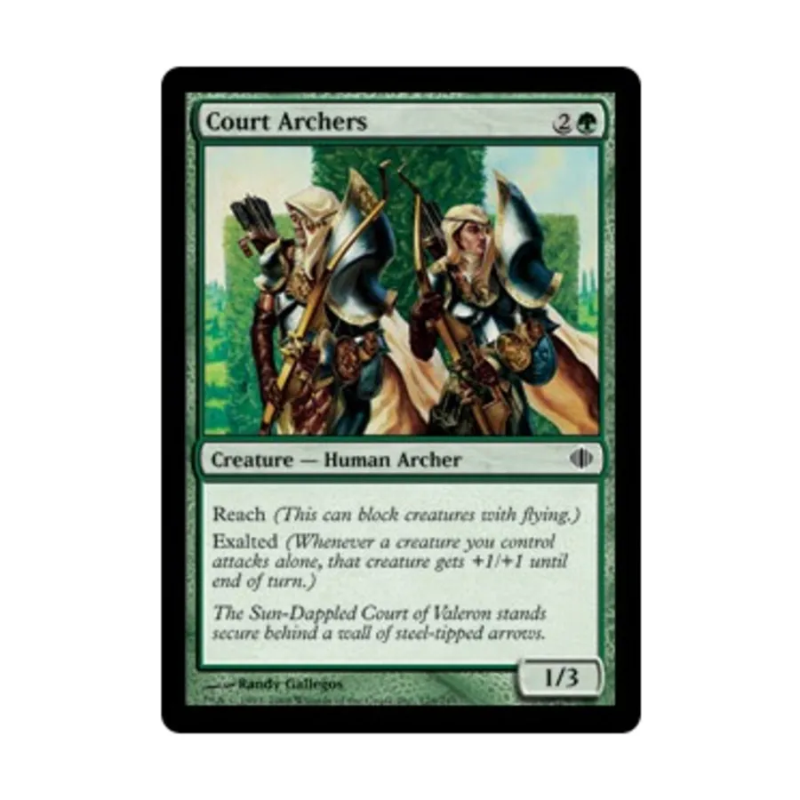 CCG Придворные лучники (C) (Рольга), MTG - Shards of Alara
CCG Придворные лучники (C) (Рольга), MTG - Shards of Alara