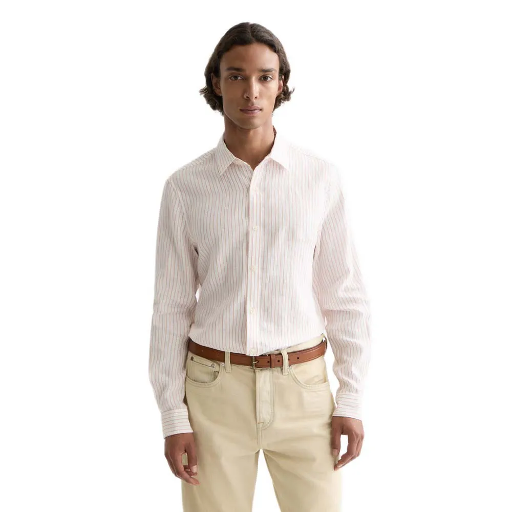 Рубашка с длинными рукавами из льна Scotch & Soda 182995, стандартного кроя, белый
Рубашка с длинными рукавами из льна Scotch & Soda 182995, стандартного кроя, белый